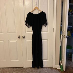 Full length maxi dress with belt